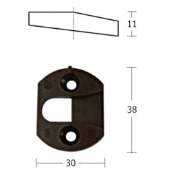 Zaczep IPA 23181-11mm biały