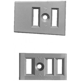 Zaczep IPA 23223 plastikowy biały