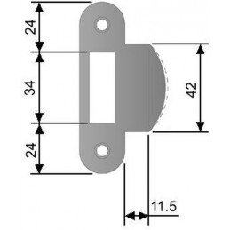 Zaczep MED F22/82/1 naj.zagi okr. mosiąd