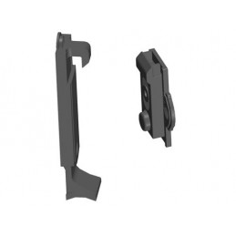 Zatrzask okiennicy automatyczny czarny mod.3102 Piesek