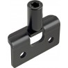 Zaczep zamknięcia 40x22x9 czarny AGB