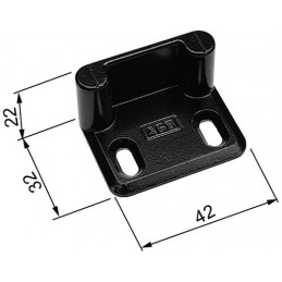 Zaczep zamknięcia czarny   AGB