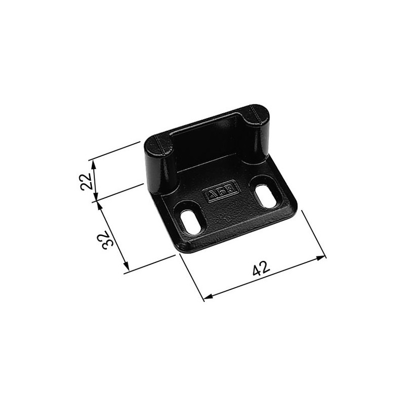 Zaczep zamknięcia sreb mat AGB