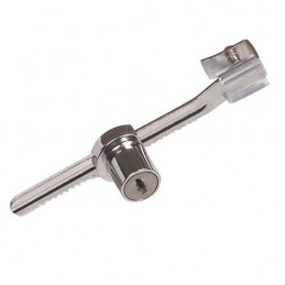 Zamek do szklanych Witryn 6mm dł. 120mm mod. 10A