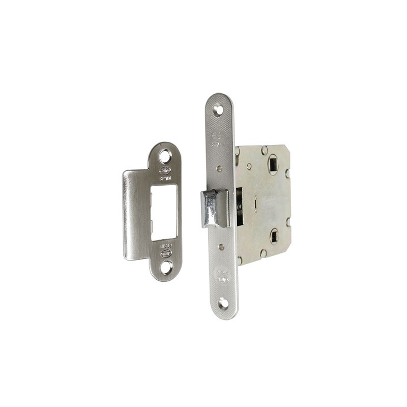 Zamek drzwiowy łazienkowy 47/50 chrom mat mod. 2000 EAN