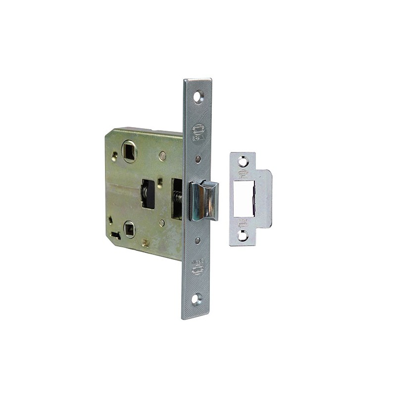 Zamek drzwiowy łazienkowy 47/50 niklowany mod. 2100 EAN