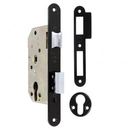 Zamek drzwiowy na wkładkę 47/50 czarny mod. 331