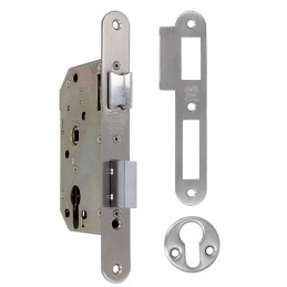 Zamek drzwiowy na wkładkę 47/50 INOX mod. 331
