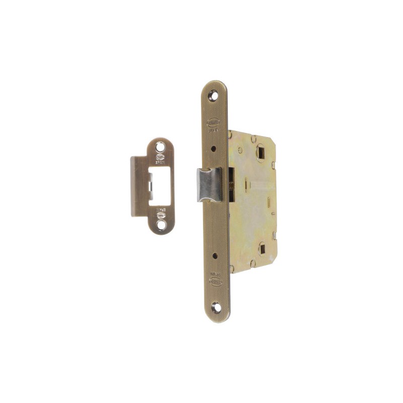 Zamek drzwiowy łazienkowy 70/50 złoto antyczne mod. 4000