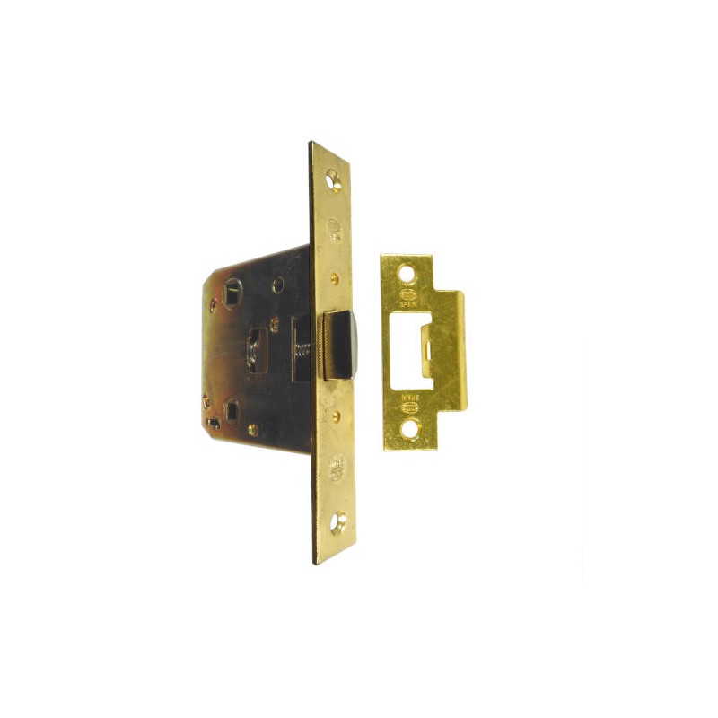Zamek drzwiowy łazienkowy 70/50 mosiądzowany mod. 4100 EAN