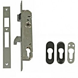 Zamek do drzwi metalowych na wkładkę 85/25 inox mod. 770