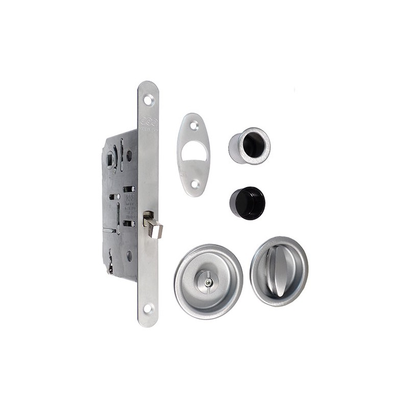 Zamek hak. SCIVOLA-A-T WC R chrom mat