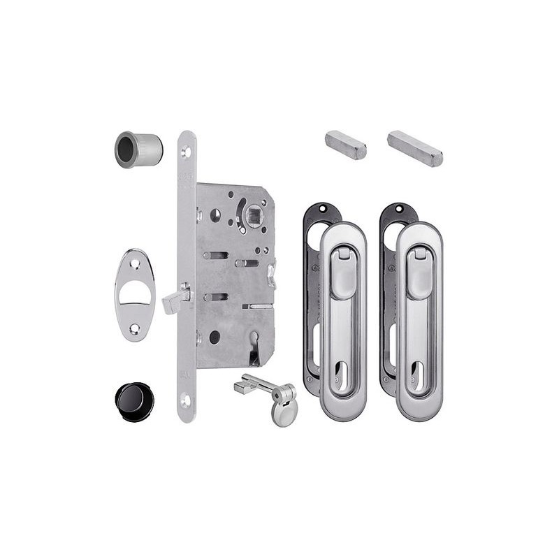 Zamek hak. SCIVOLA-D-T O p/kl chrom mat