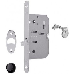 Zamek hakowy na klucz 50mm brązowy F16x168mm SCIVOLA T MEDIANA