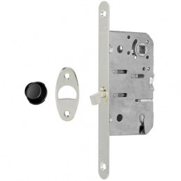 Zamek hakowy 70/50 bez klucza F18x196mm niklowany SCIVOLA T MEDIANA