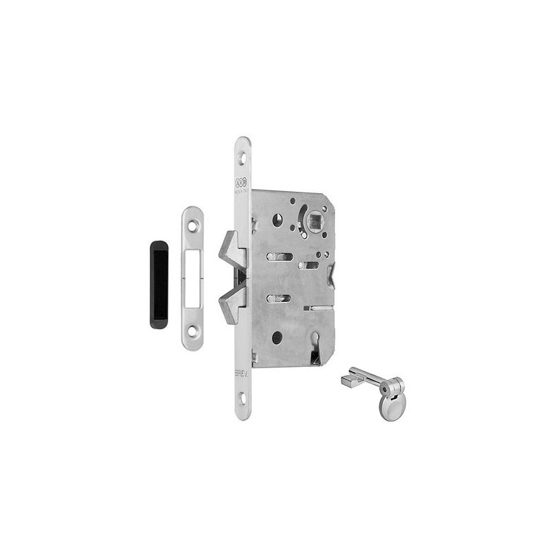 Zamek hakowy na klucz 70/50 F16 chrom mat mod. SCIVOLA TT