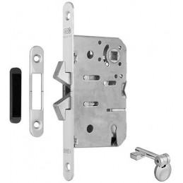 Zamek hakowy na klucz 70/50 F16 mosiądz mat mod. SCIVOLA-TT