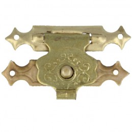 Zamknięcie do szkatułki 24mm mosiężne 4szt. mod.14