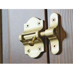 Zasuwka mosiężna 40mm mosiądz polerowany mod. 720