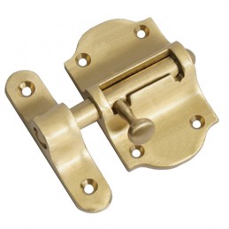 Zasuwka mosiężna 40mm mosiądz satyna mod. 720