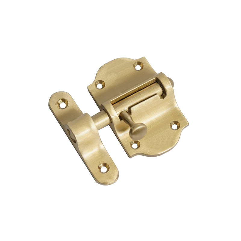 Zasuwka 720-50 mosiądz satyna