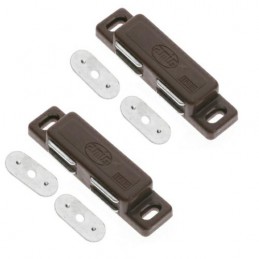 Zatrzask magnetyczny 20 brązowy 2 szt.