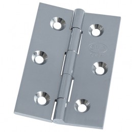 Zawias mosiężny 60x40mm chrom połysk splatany mod. 1002