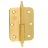 Zawias do drzwi 80x60mm mosiądz lakierowany rozłączny PRAWY (pl) mod. 1070