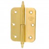Zawias do drzwi 80x60mm mosiądz lakierowany rozłączny LEWY (pl) mod. 1070