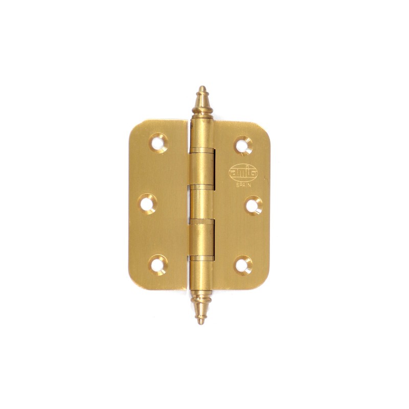 Zawias do drzwi 70x60mm mosiądz matowy splatany mod. 1080