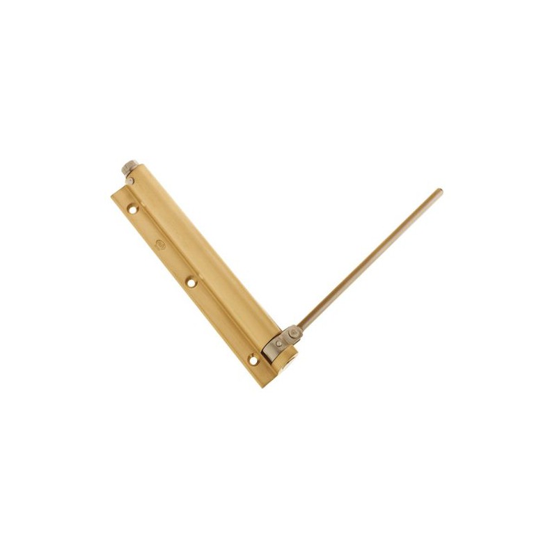 Zawias 200 samozamyk. mosiężny lakier.