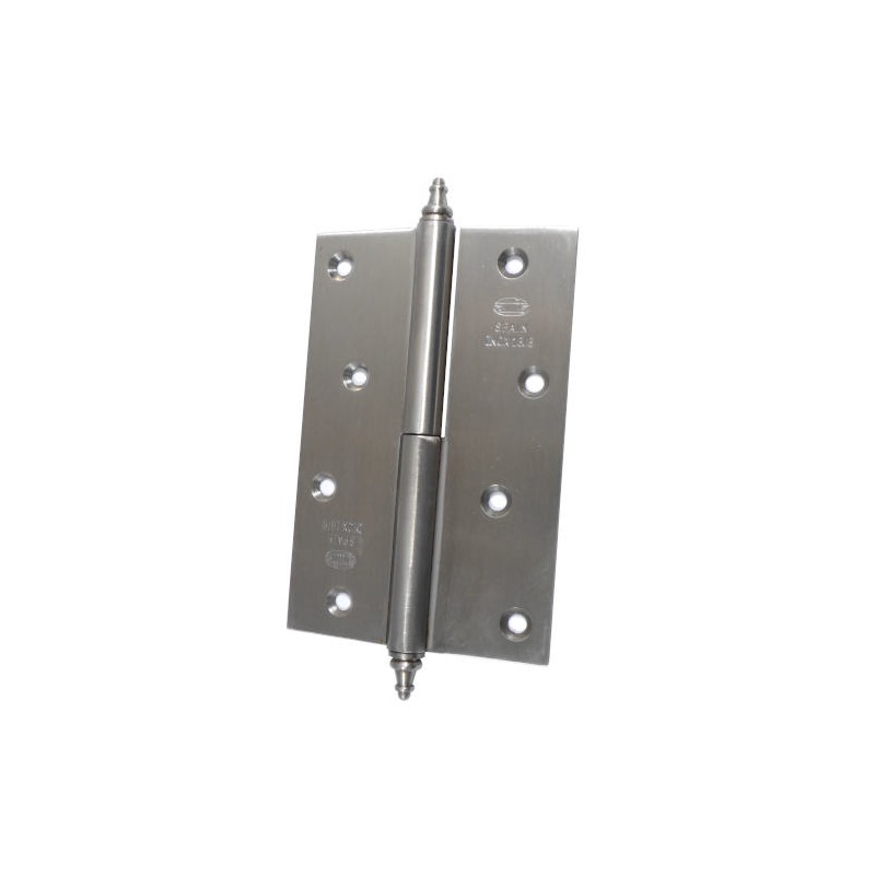 Zawias do drzwi 120x80mm stal nierdzewna INOX rozłączny LEWY (pl) mod. 2007