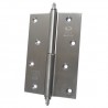 Zawias do drzwi 120x80mm stal nierdzewna INOX rozłączny LEWY (pl) mod. 2007