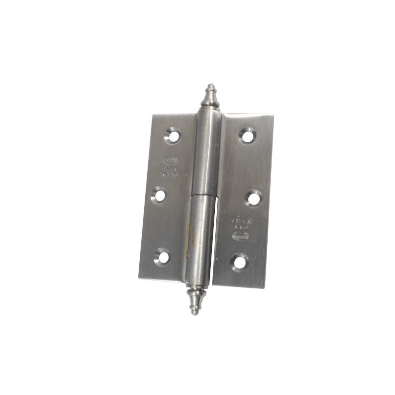 Zawias do drzwi 80x60mm stal nierdzewna INOX rozłączny PRAWY (pl) mod. 2007