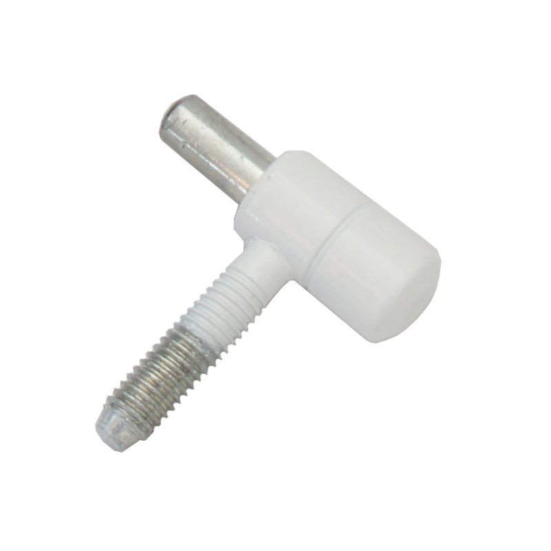 Zawias wkręcany 11x20mm Część męska biały mod.20