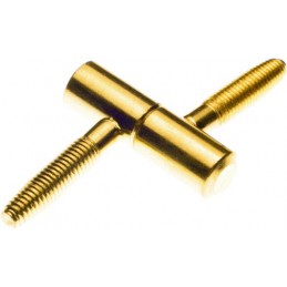 Zawias wkręcany 13x44mm mosiądzowany mod.20 2szt. DIS