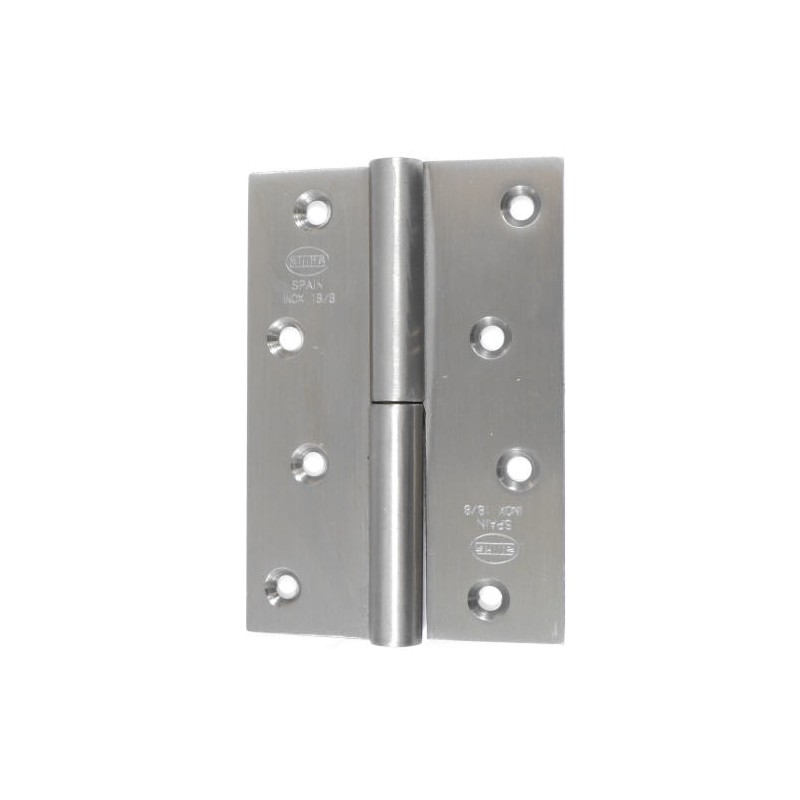 Zawias do drzwi 100x70mm stal nierdzewna INOX rozłączny PRAWY (pl) mod. 2077