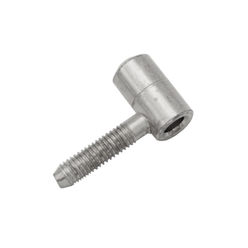 Zawias wkręcany fi. 9mm Część żeńska niklowany mod.20 (w całości 9x37)