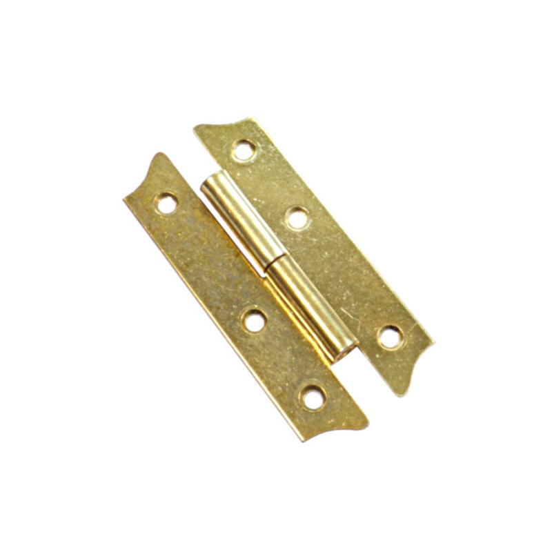 Zawias stalowy 94x44mm mosiądzowany PRAWY (pl) mod. 395