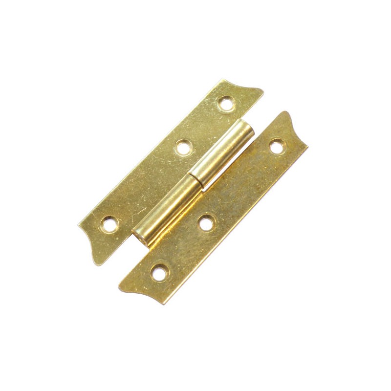 Zawias stalowy 94x44mm mosiądzowany LEWY (pl) mod. 395