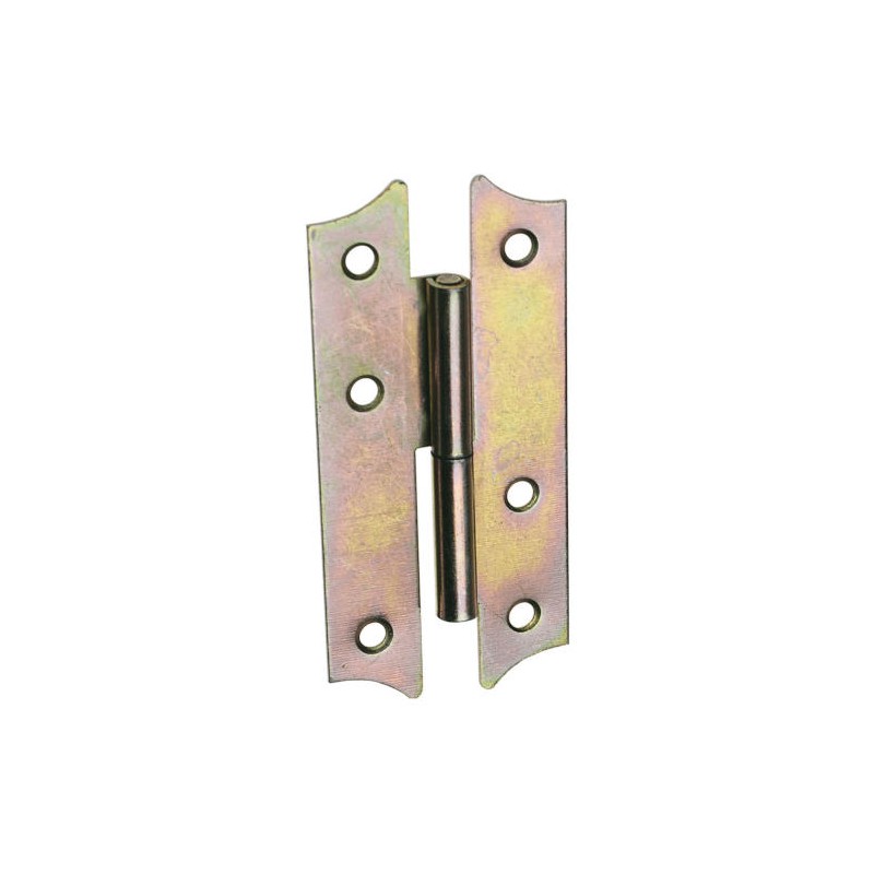 Zawias 395-5" ocynk żółty Prawy