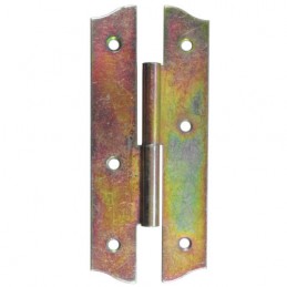 Zawias stalowy 138x60mm ocynk żółty PRAWY (pl) mod. 395