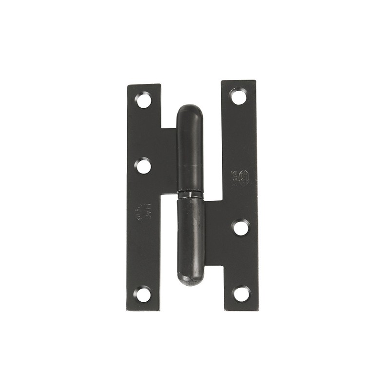 Zawias do drzwi 95x52mm stal czarny rozłączny LEWY (pl) mod. 403