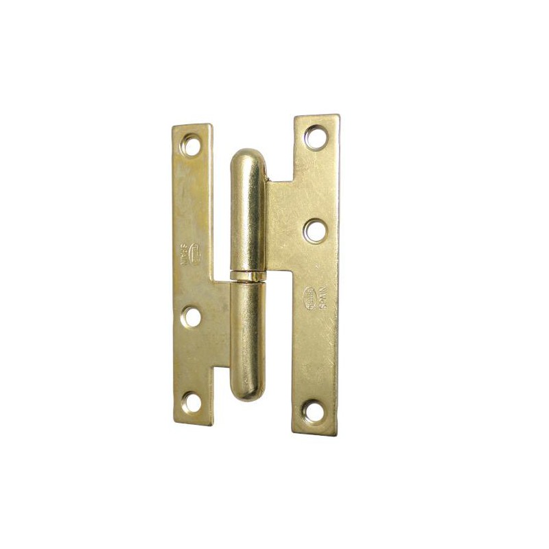 Zawias do drzwi 94x54mm stal mosiądzowany rozłączny PRAWY (pl) mod. 403