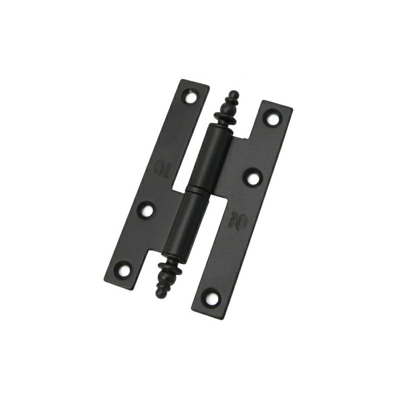 Zawias do drzwi 95x52 stal czarny rozłączny PRAWY (pl) mod. 406