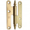 Zawias do drzwi 94x54mm stal mosiądzowany połysk rozłączny LEWY (pl) mod. 408