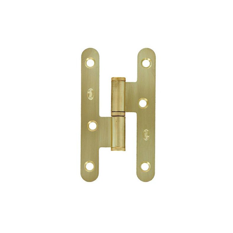 Zawias do drzwi 100x57mm stal mosiądzowany mat PRAWY (pl) mod. 409C