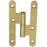 Zawias do drzwi 100x57mm stal złoty połysk LEWY (pl) mod. 409C