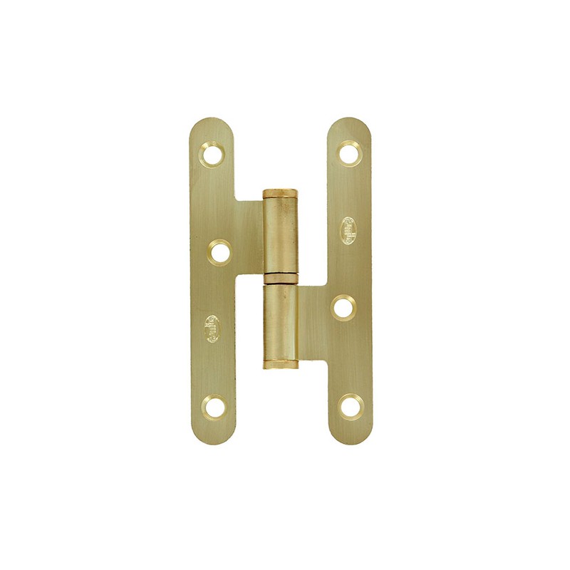 Zawias do drzwi 94x53mm stal mosiądzowany mat LEWY (pl) mod. 409C