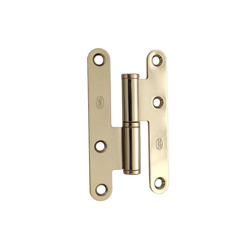 Zawias do drzwi 94x53mm stal złoty połysk PRAWY (pl) mod. 409C